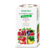 Fruit tea variation Pomegranate, forest fruit, strawberry, pineapple filtered by Herbaria